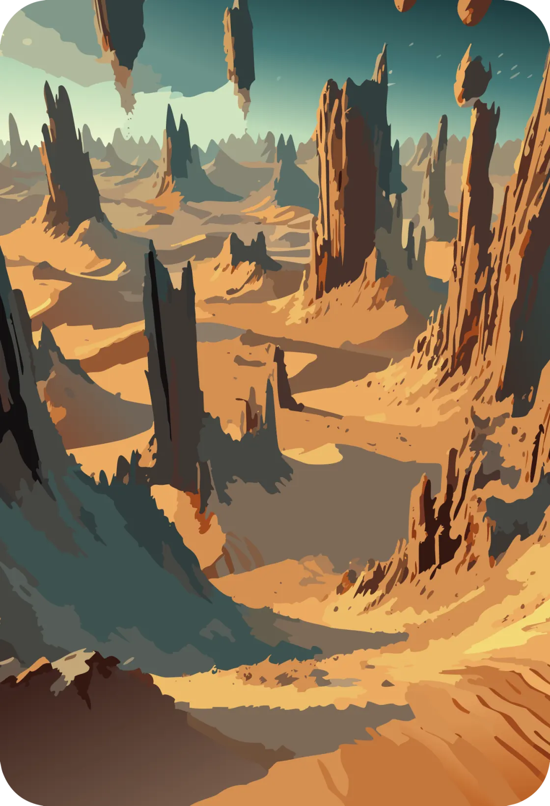 Gravity Deserts: The Flux Dunes